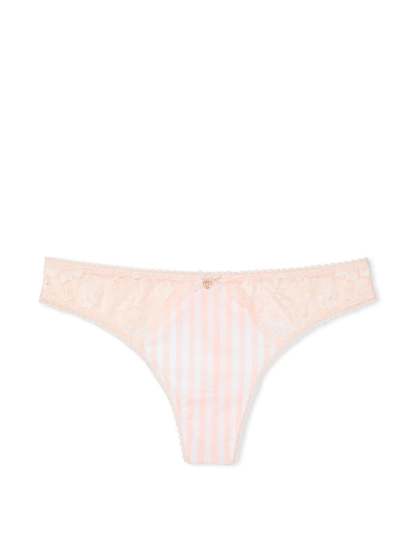 Lace-Front Thong Panty