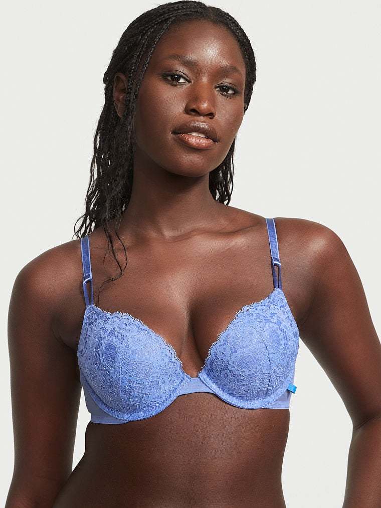 Sexy Tee Paisley Lace Push-Up Bra