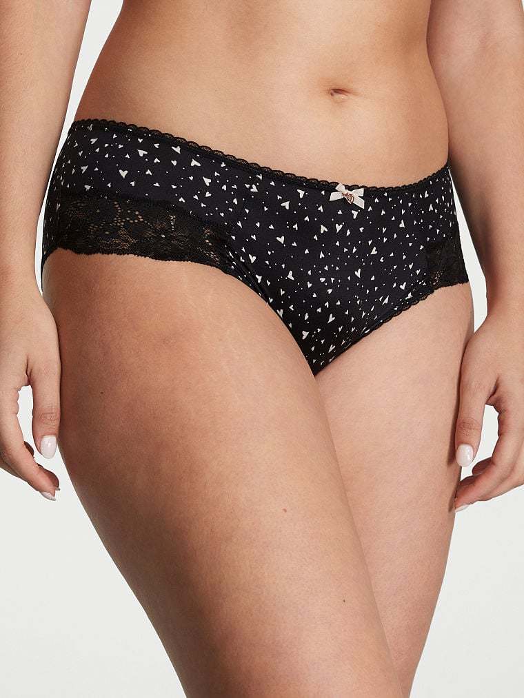 Lace-Front Hiphugger Panty