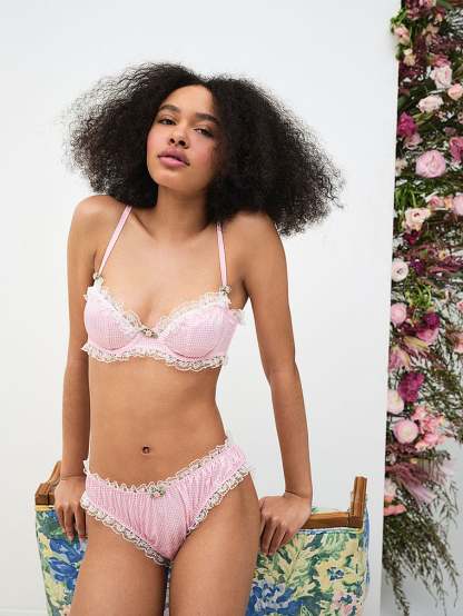 Pink Gingham Panty
