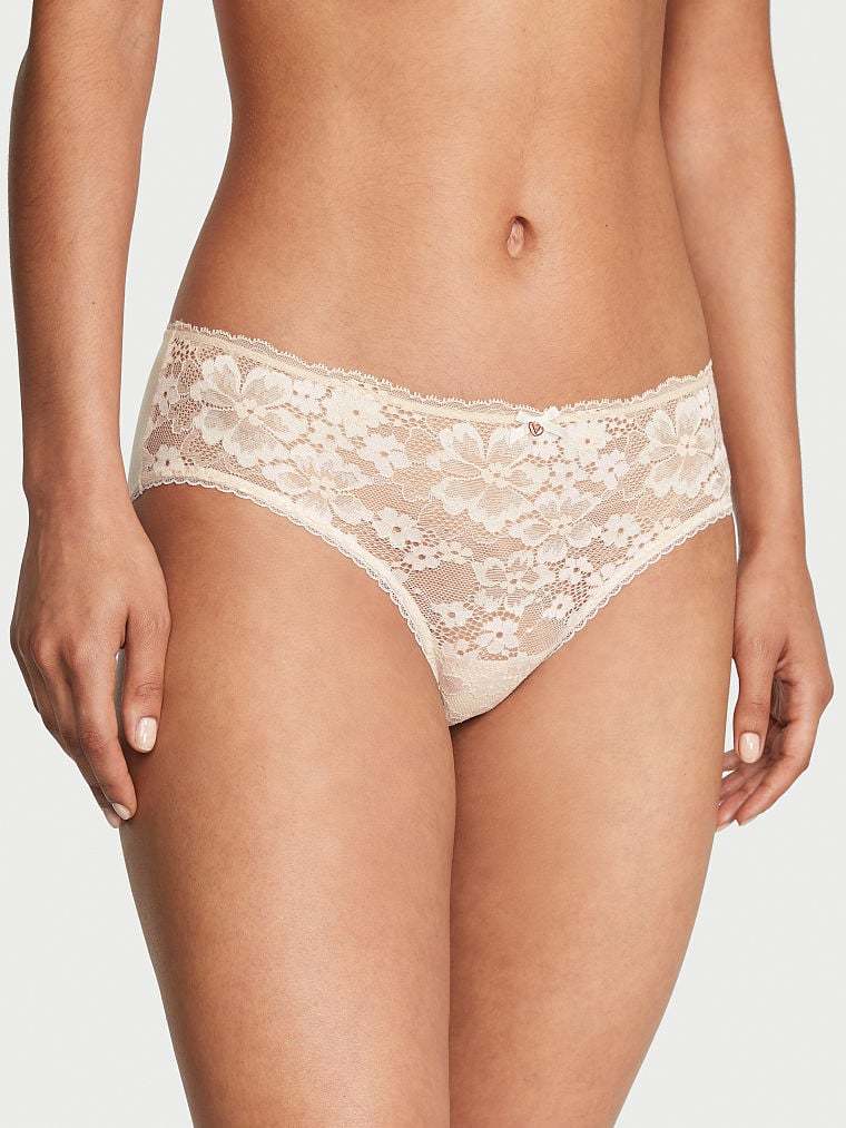 Lace-Front Hiphugger Panty