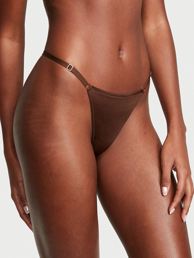 Fishnet Lace V-String Panty