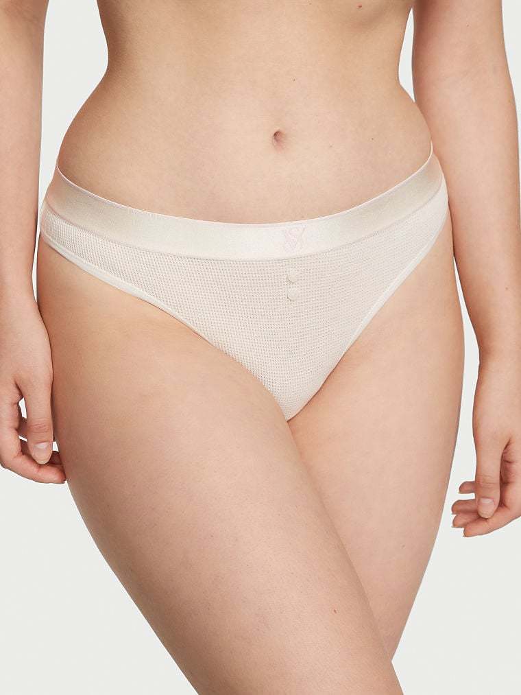 Shine Patch Thong Panty