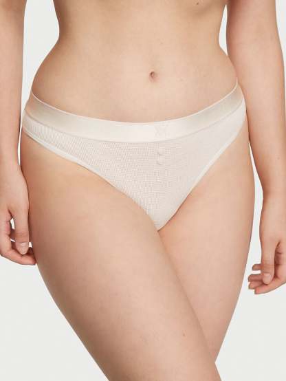 Shine Patch Thong Panty