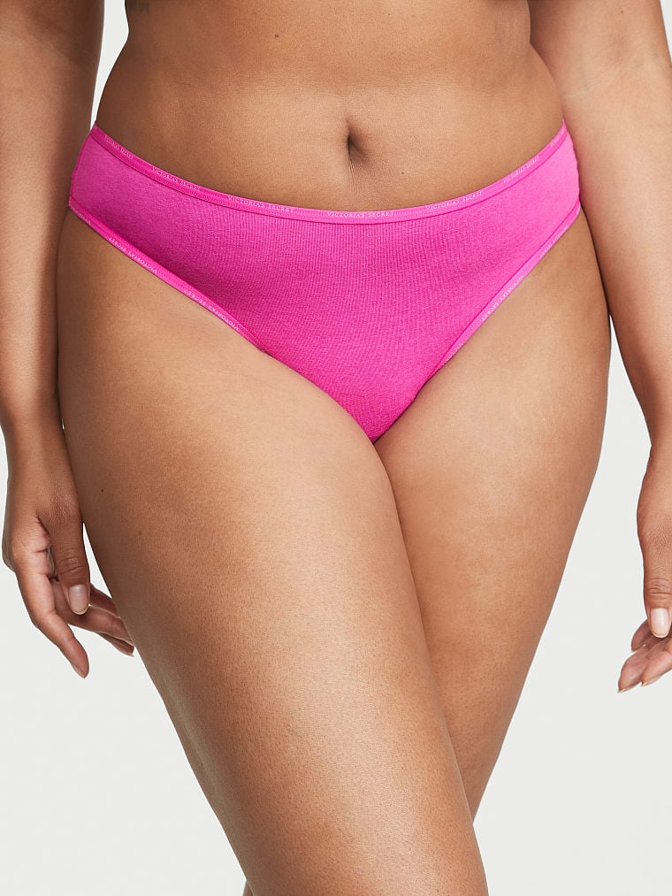 Shine Patch Thong Panty