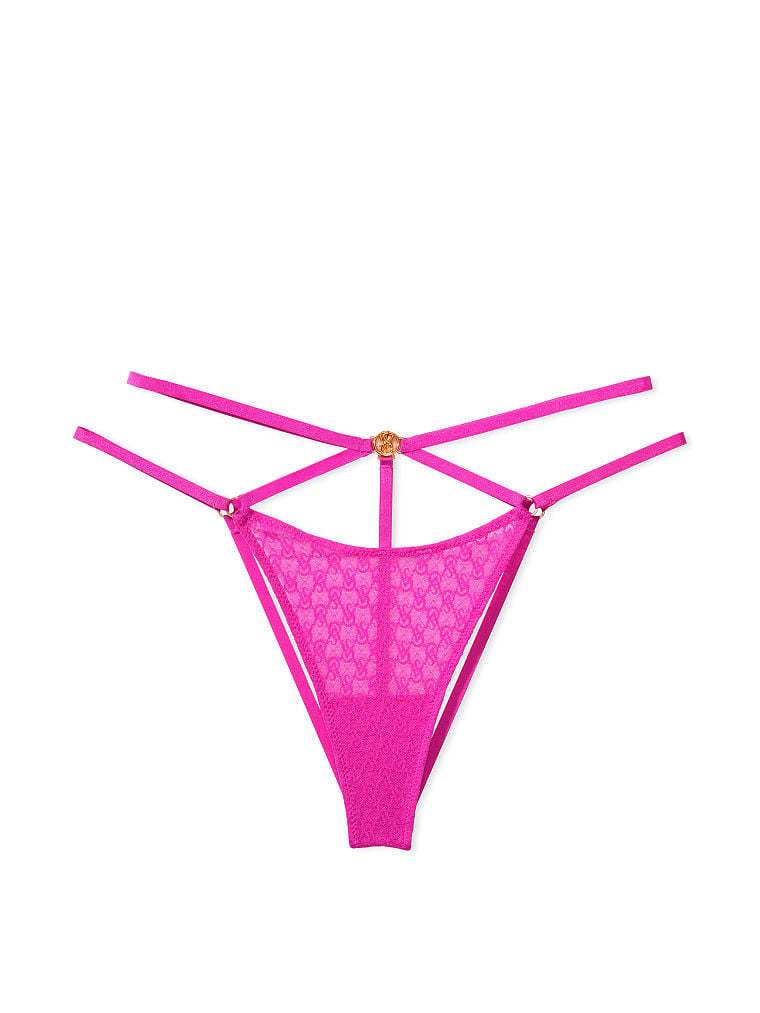 Icon by vs Lace Open Back Strappy Brazilian Panty