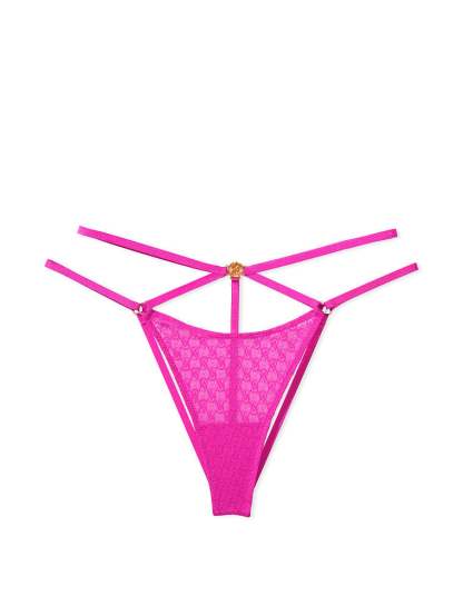 Icon by vs Lace Open Back Strappy Brazilian Panty