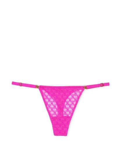 Lace-Trim Thong Panty