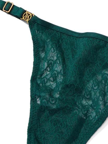 Lace-Trim Thong Panty