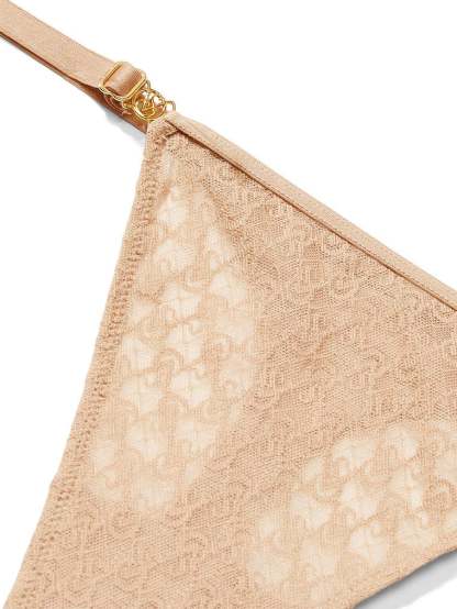 Lace-Trim Thong Panty