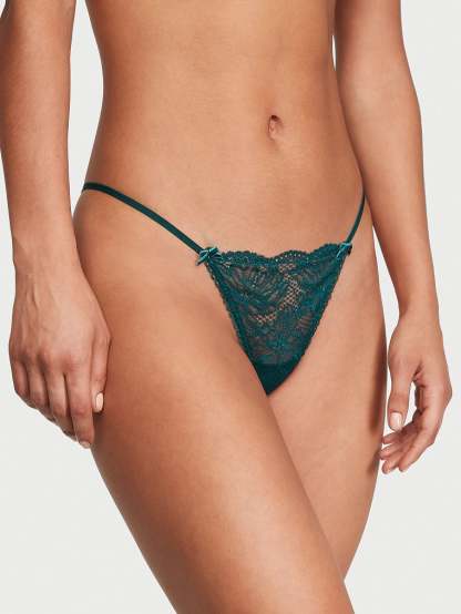 Stretch Cotton V-String Panty