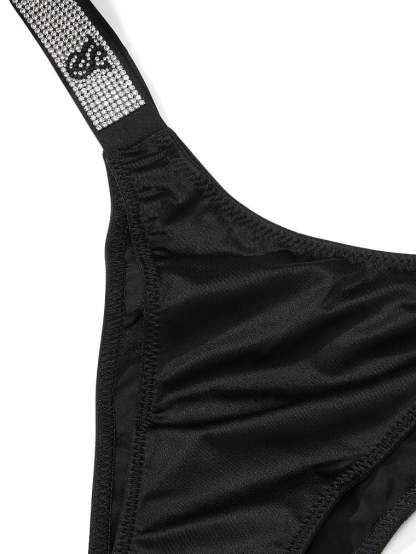 Double Shine Strap Smooth Brazilian Panty