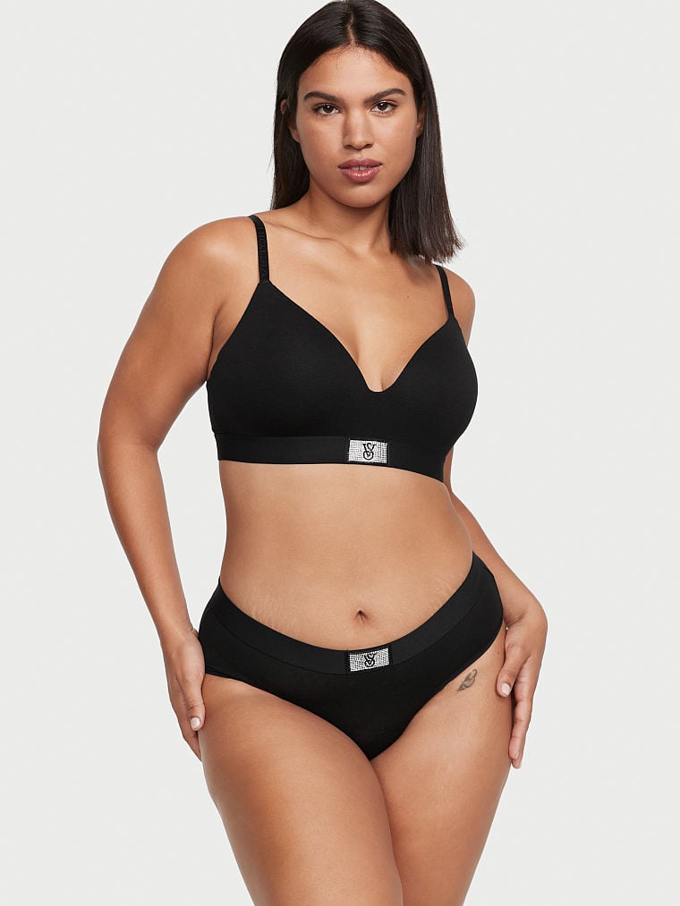 Shine Patch Hiphugger Panty