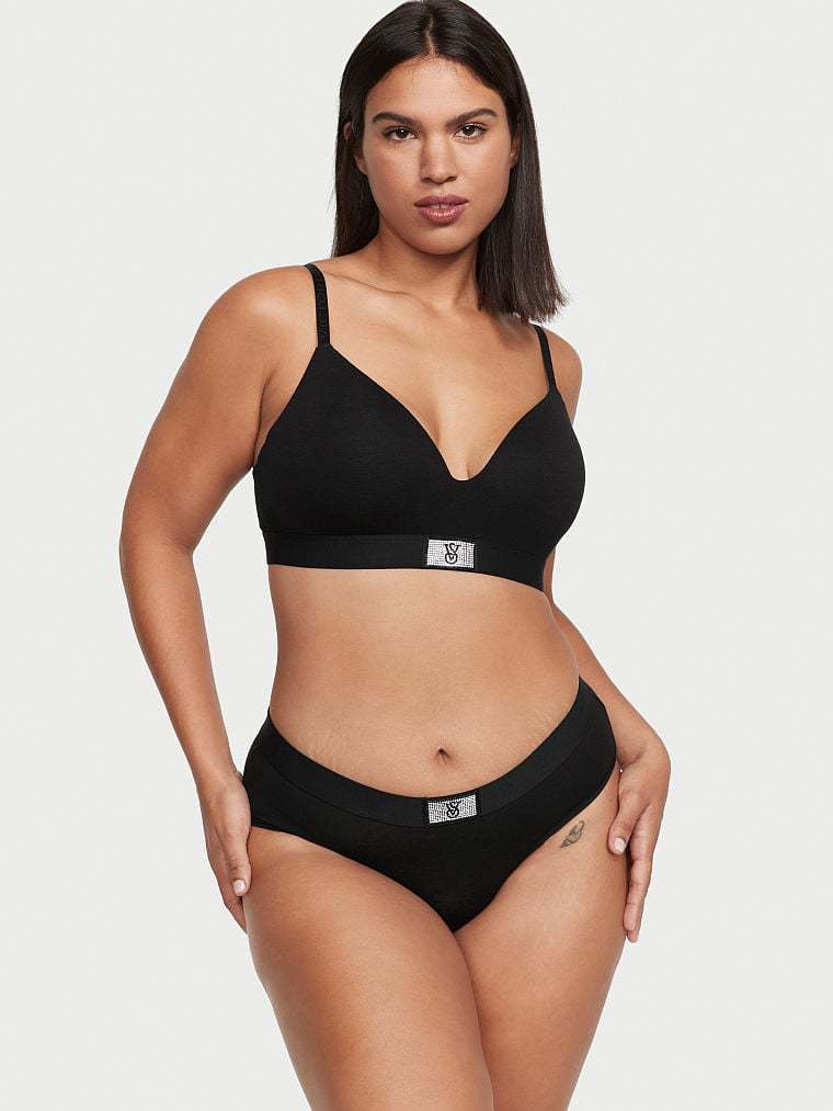 Shine Patch Hiphugger Panty