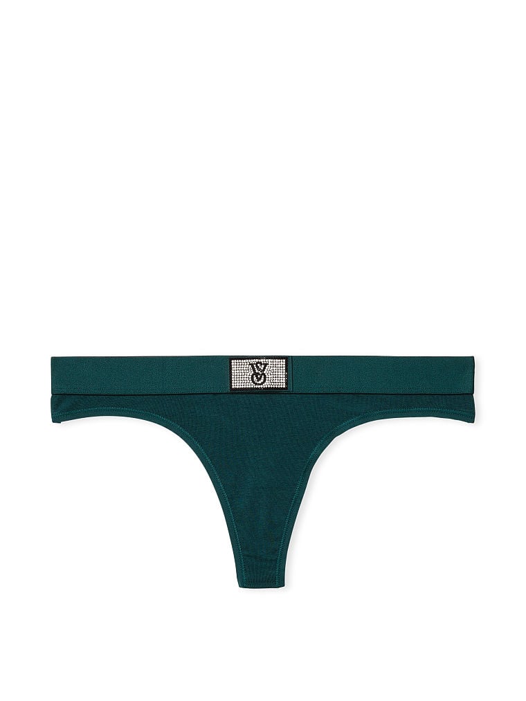 Shine Patch Thong Panty