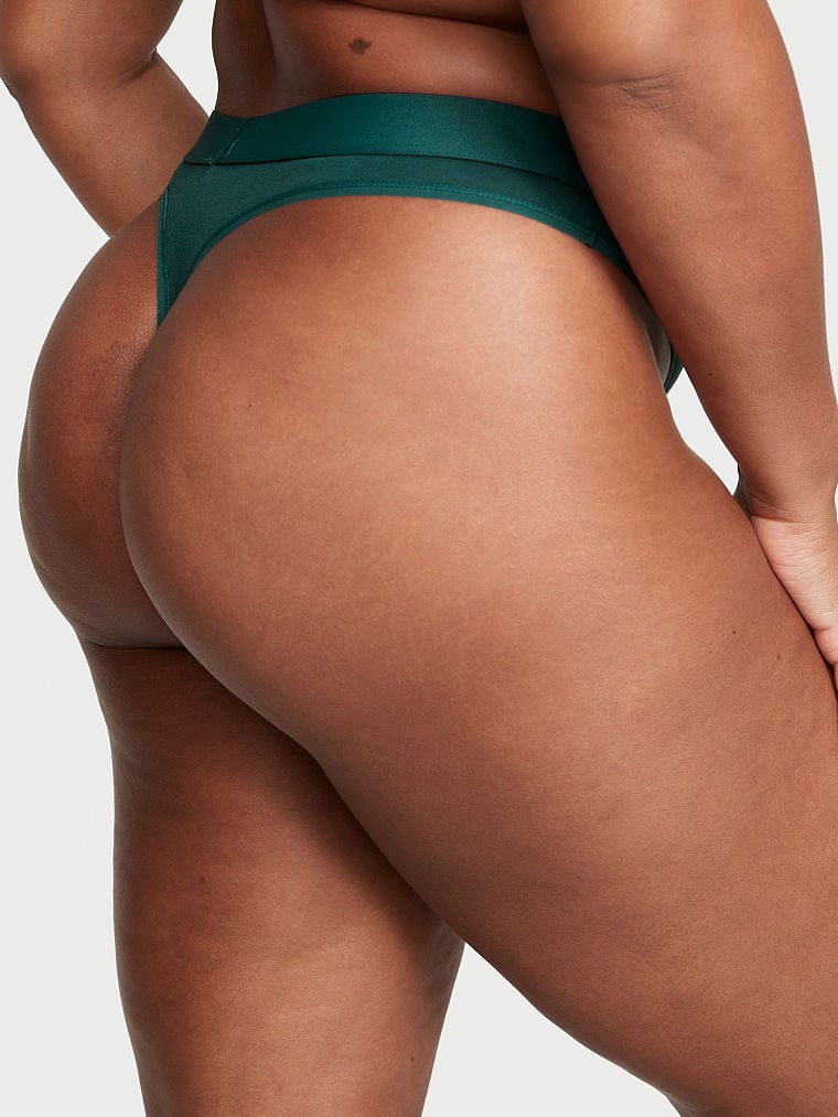 Shine Patch Thong Panty