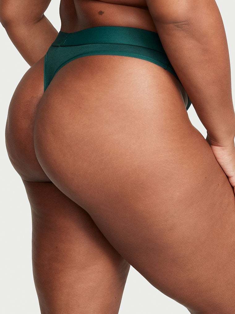 Shine Patch Thong Panty