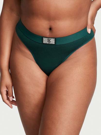 Shine Patch Thong Panty