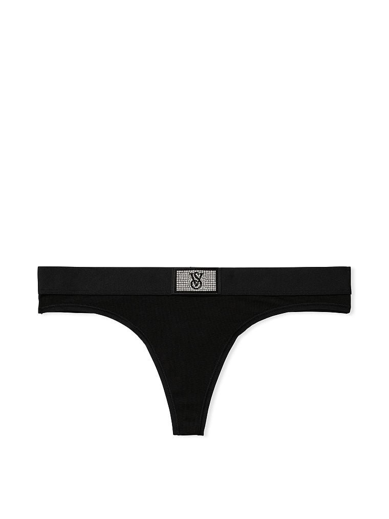 Shine Patch Thong Panty