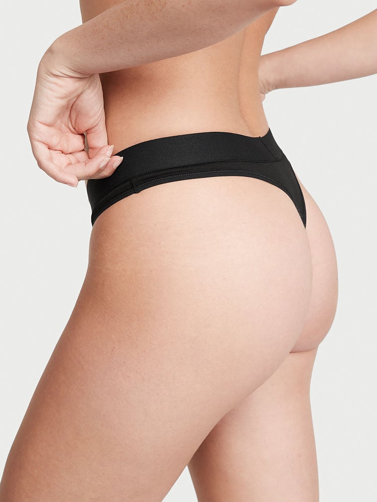 Shine Patch Thong Panty