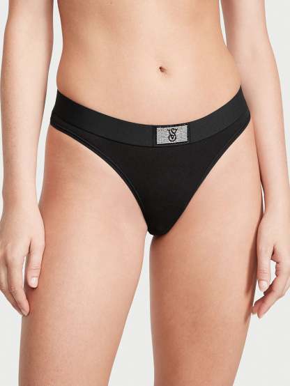 Shine Patch Thong Panty