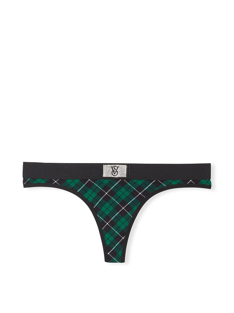 Shine Patch Thong Panty