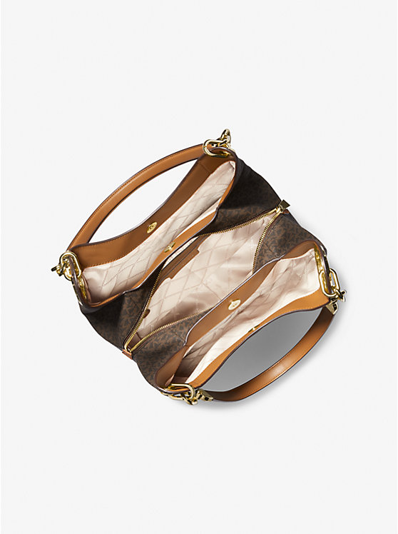 Lillie Large Logo Shoulder Bag