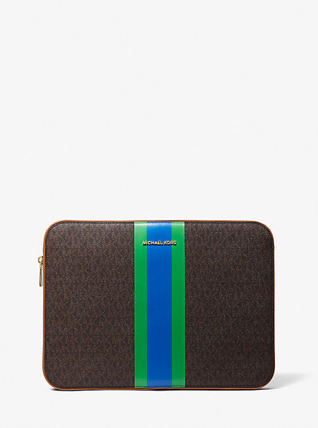 Jet Set Logo Stripe 13 Inch Laptop Case