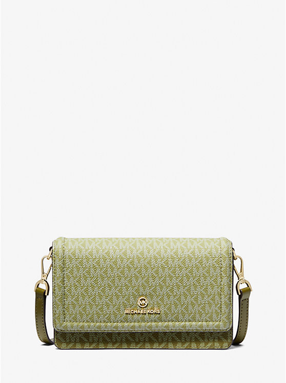 Jet Set Small Two-Tone Logo Smartphone Crossbody Bag