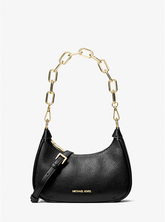 Cora Medium Pebbled Leather Shoulder Bag