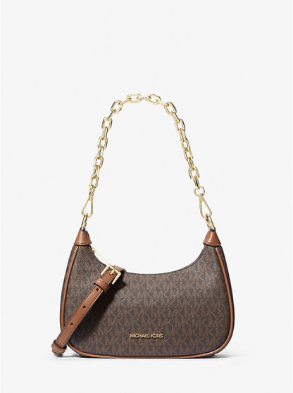 Cora Medium Signature Logo Shoulder Bag