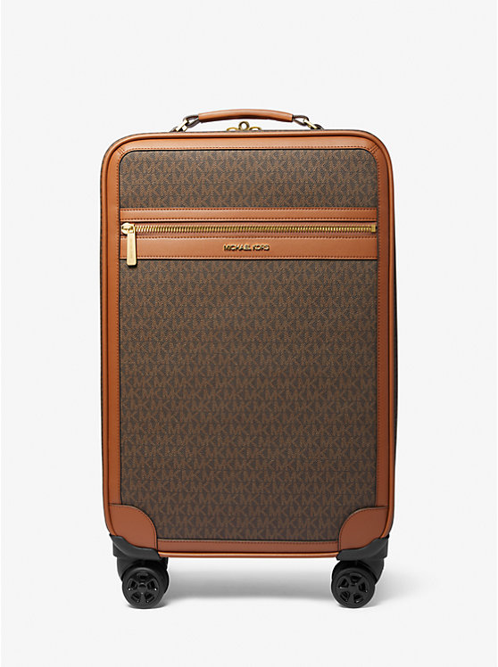 Small Signature Logo Suitcase - BROWN