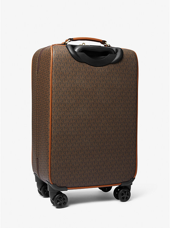Small Signature Logo Suitcase - BROWN