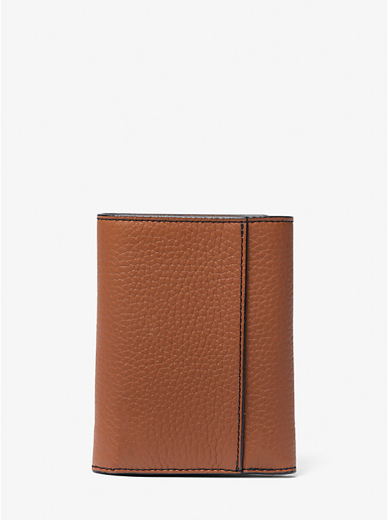 Cooper Pebbled Leather Tri-Fold Wallet