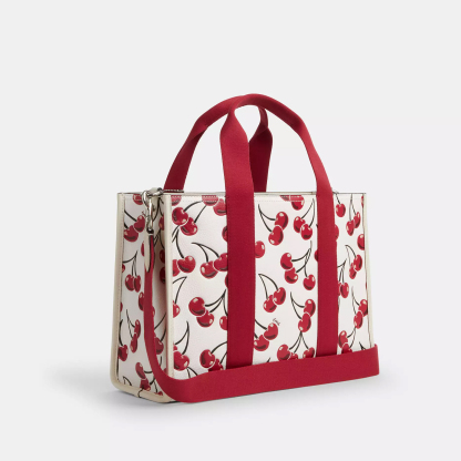 Smith Tote Bag With Cherry Print