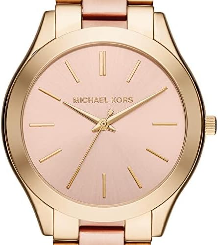 Michael Kors Slim Runway Women's Watch, Stainless Steel Bracelet Watch for Women