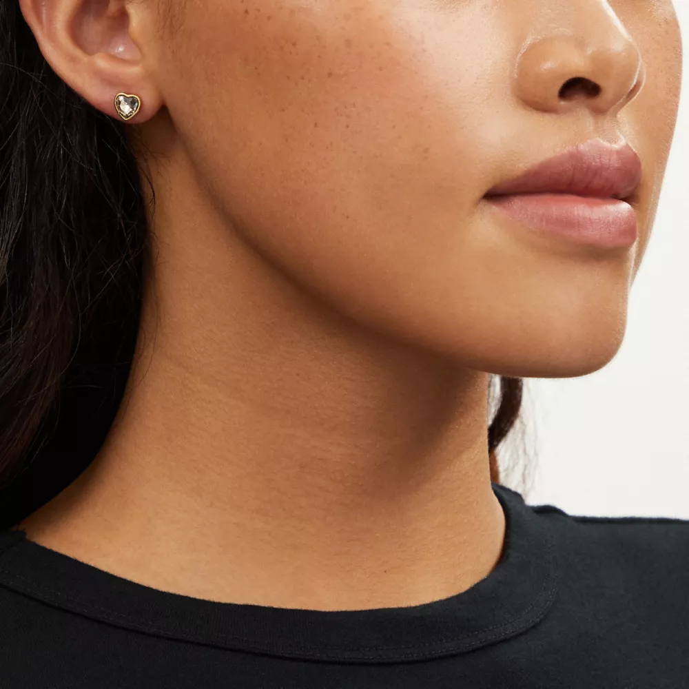 Signature Cherry Heart Earrings Set