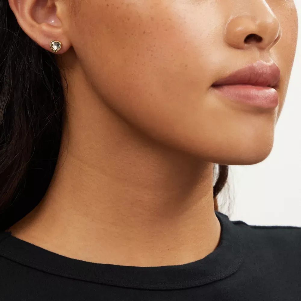 Signature Cherry Heart Earrings Set