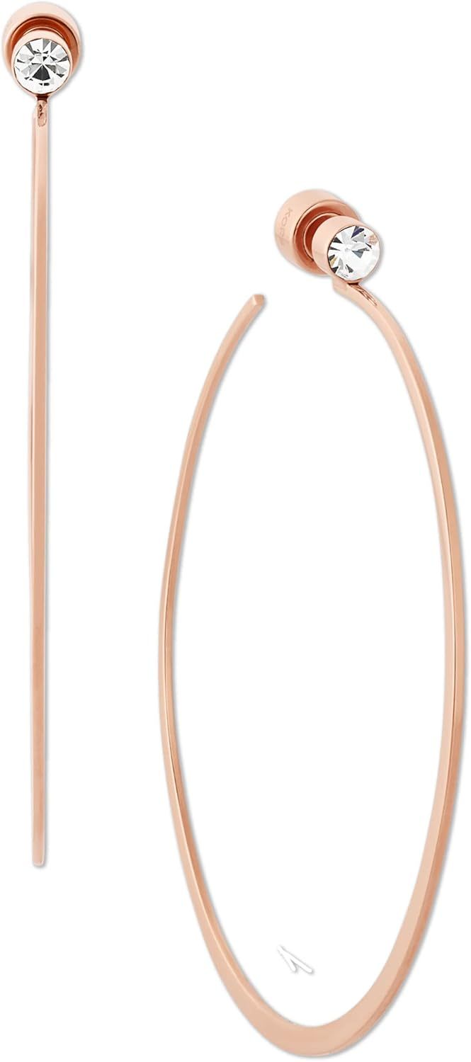 19 Styles - Michthtael Kors Gold-Tone Hoop Earrings for Women; Huggie Earrings for Women; Stainless Steel Earrings; Jewelry for Women