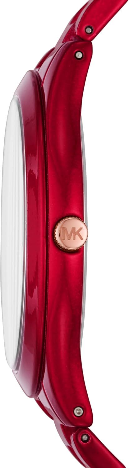 Michael Kors Slim Runway Women's Watch, Stainless Steel Bracelet Watch for Women