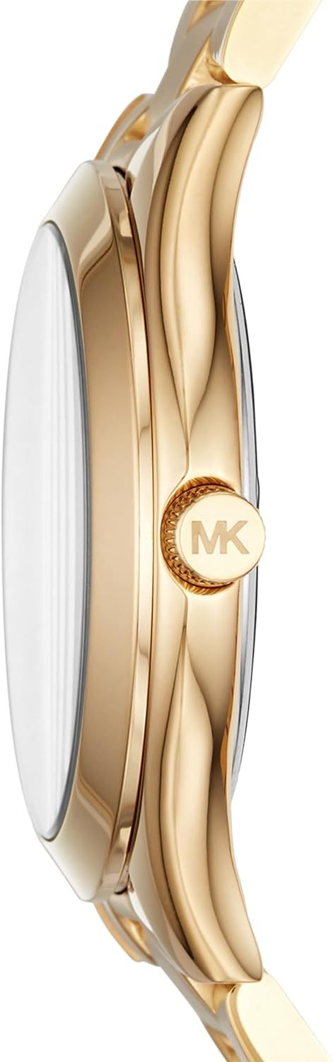 Michael Kors Slim Runway Women's Watch, Stainless Steel Bracelet Watch for Women