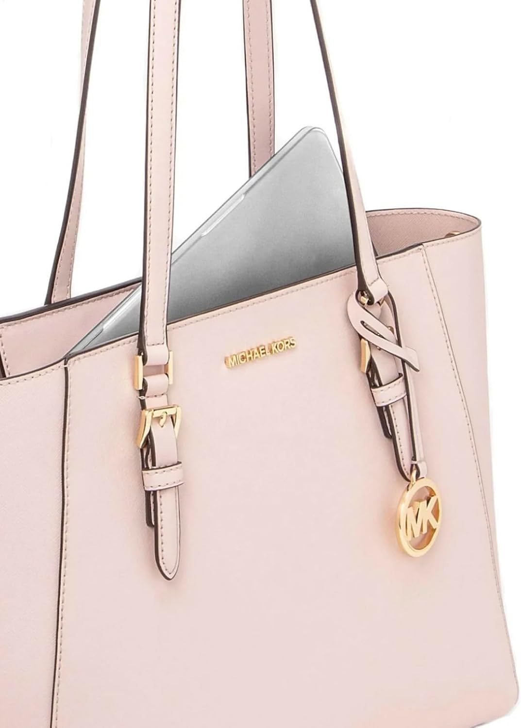 Michthtael Kors Charlotte Large 3-in-1 Tote Crossbody Handbag Leather