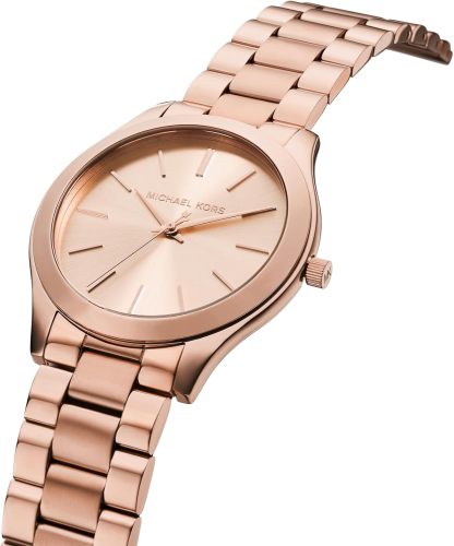 Michael Kors Slim Runway Women's Watch, Stainless Steel Bracelet Watch for Women