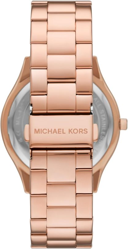 Michael Kors Slim Runway Women's Watch, Stainless Steel Bracelet Watch for Women