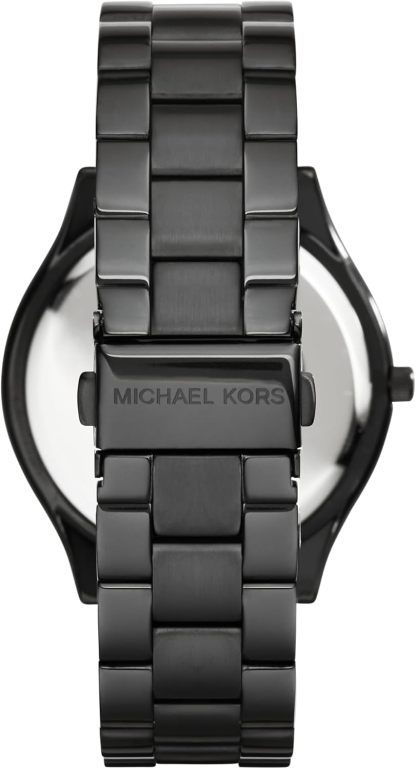 Michael Kors Slim Runway Women's Watch, Stainless Steel Bracelet Watch for Women