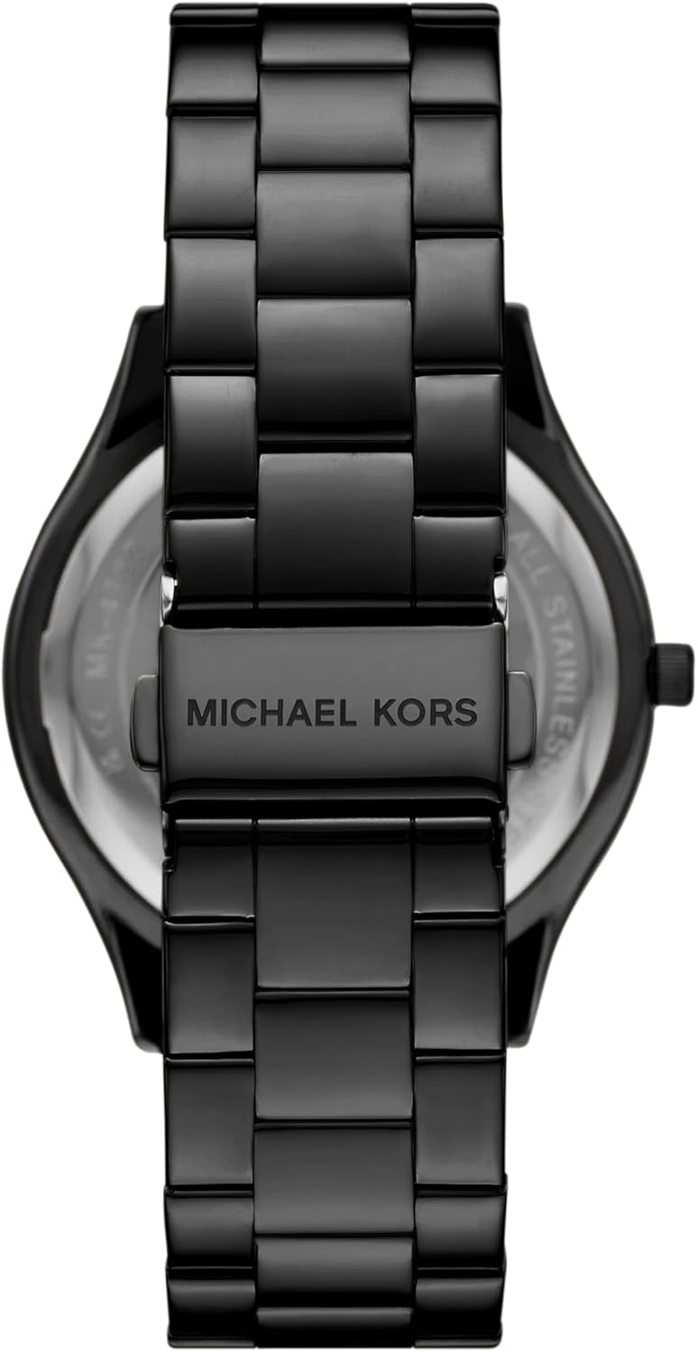 Michael Kors Slim Runway Women's Watch, Stainless Steel Bracelet Watch for Women
