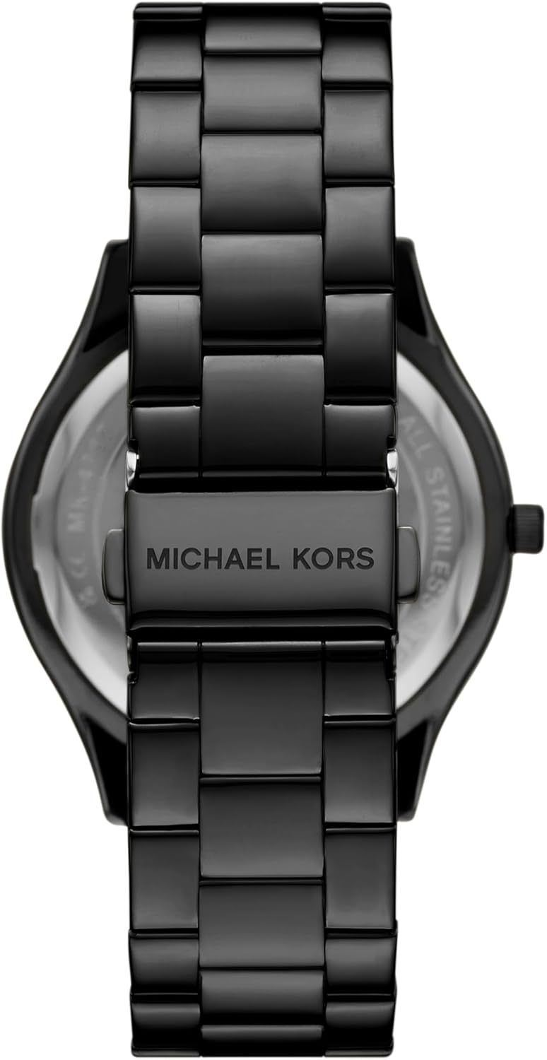 Michael Kors Slim Runway Women's Watch, Stainless Steel Bracelet Watch for Women