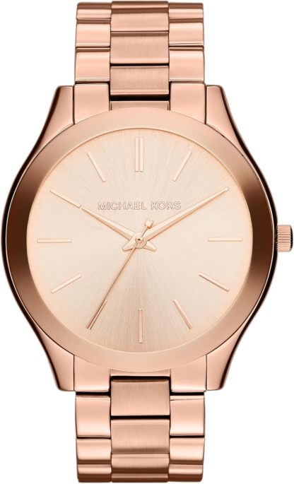 Michael Kors Slim Runway Women's Watch, Stainless Steel Bracelet Watch for Women