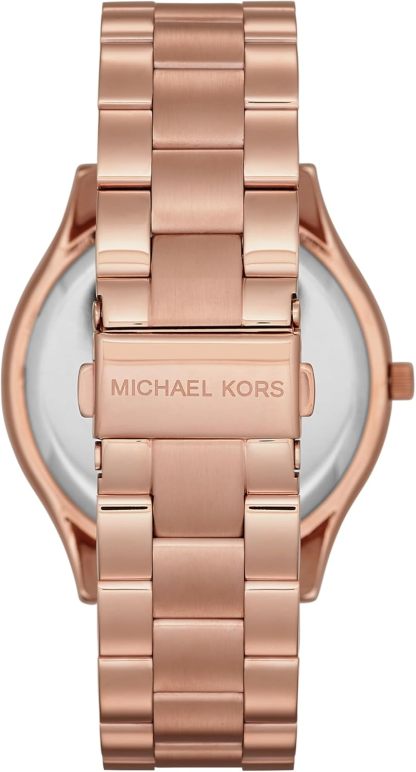 Michael Kors Slim Runway Women's Watch, Stainless Steel Bracelet Watch for Women