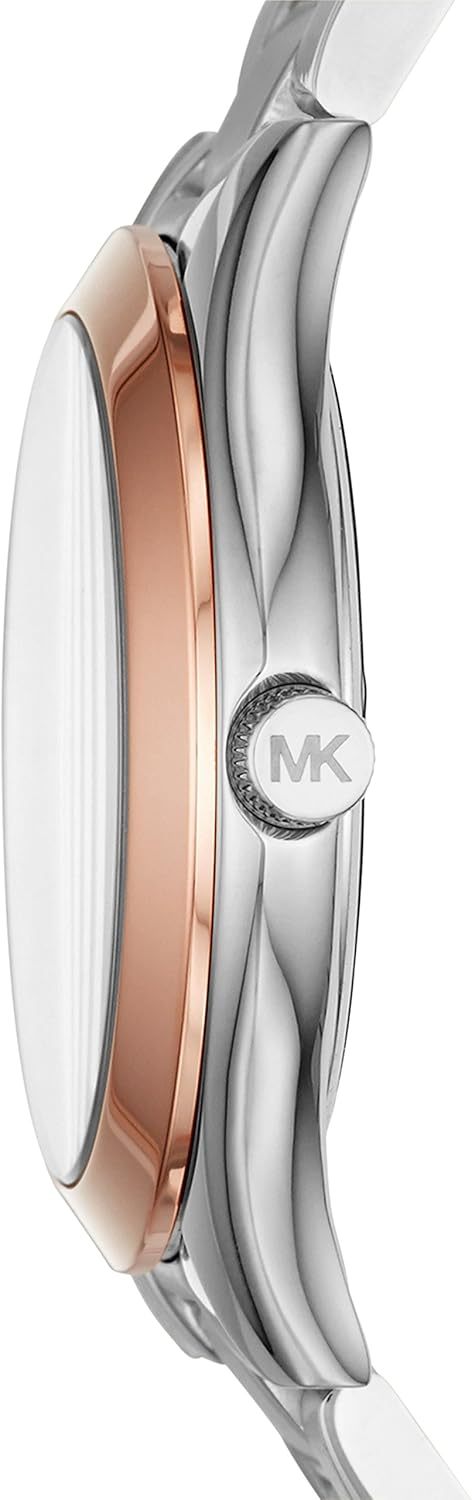 Michael Kors Slim Runway Women's Watch, Stainless Steel Bracelet Watch for Women